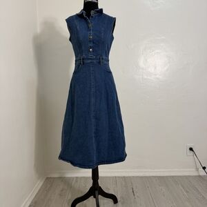 Denim Sleeveless Dress